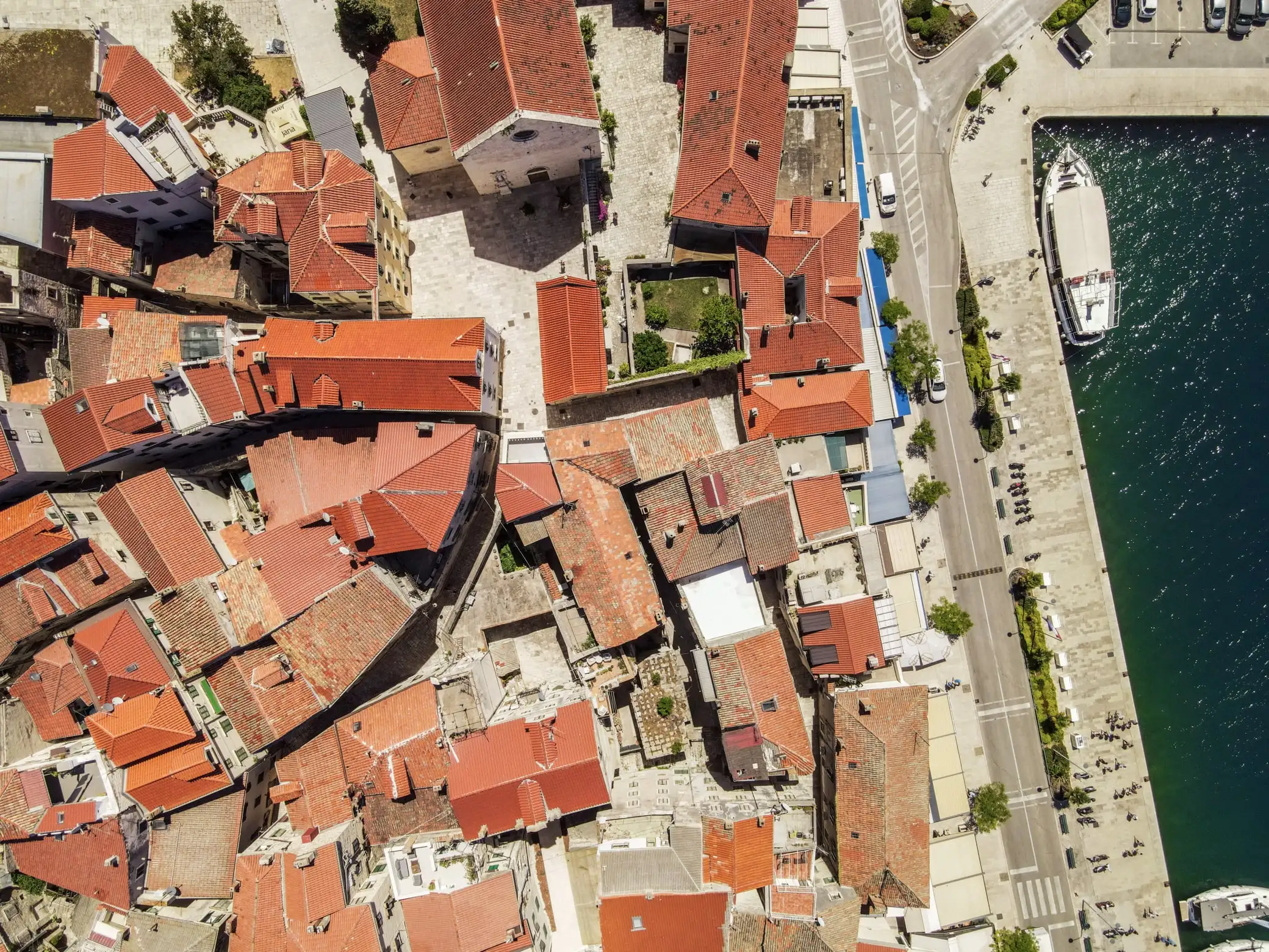 Šibenik — vista verso la Cattedrale di San Giacomo (UNESCO)